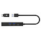 Hub IB-HUB1439-LAN 4w1 HUB, 1x USB-C, 2xUSB-A, 1x LAN