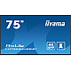 190cm/75 (3840x2160) iiyama ProLite LH7565UHSB-B1 16:9 4K UHD IPS Touch 8ms 60Hz 24/7 2xHDMI DP LAN WIFI Speaker Black