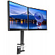 Z Iiyama DS1002C-B1 Dual-Monitor Klemmhalterung 75x75 / 100x100 VESA