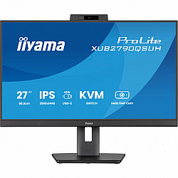 ProLite XUB2790QSUH-B2, LED-Monitor 68.5 cm (27 Zoll), schwarz (matt), QHD, IPS, HDMI, DP, USB-C, USB-Hub, Webcam, 100Hz Panel