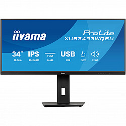 ProLite XUB3493WQSU-B6, LED-Monitor 86.7 cm (34 Zoll), schwarz (matt), QHD, IPS, 120 Hz, HDMI, 120Hz Panel