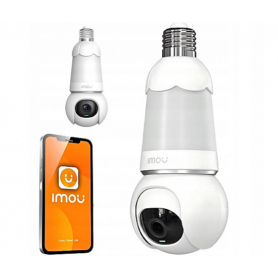 2in1 Bulb and 360° Outdoor Camera WiFi IMOU Bulb Cam 5MP
