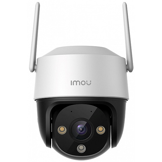 Imou Cruiser SE+, full color night vision Wi-Fi PT camera 5MP, rotation 355° pan & 90° Tilt, 1/3 progressive CMOS, H.265, 3.6mm Fixed lens, field of view: 79°, Night Vision up to 30m, 8x Digital Zoom, 1x RJ45, Mic&Speaker, 110dB Siren, IP66
