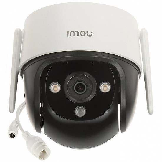 Imou Cruiser SE+, full color night vision Wi-Fi PT camera 5MP, rotation 355° pan & 90° Tilt, 1/3 progressive CMOS, H.265, 3.6mm Fixed lens, field of view: 79°, Night Vision up to 30m, 8x Digital Zoom, 1x RJ45, Mic&Speaker, 110dB Siren, IP66
