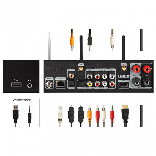 Telestar Dabman i560 CD DAB+ Internetradio Hifi-Adapter