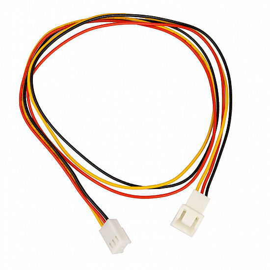 InLine® Fan cable extension, 3-pin Molex plug/socket, speed signal, 0.6m