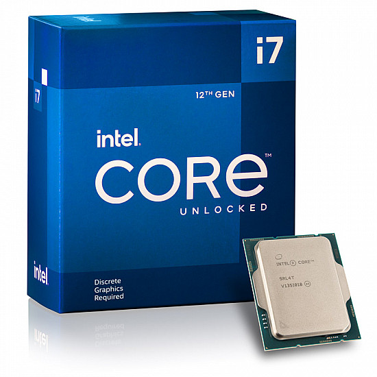 Intel Core i7 12700KF procesorius 12 branduolių 20 gijų Box