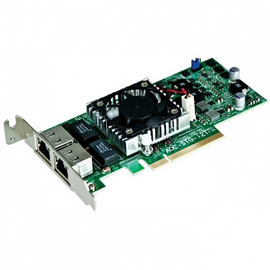 INTG 10Gb 2xRJ45 SUPERMICRO AOC-STG-I2T Intel X540; PCIeX8; LP