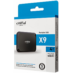 Išorinis SSD diskas Crucial X9 4TB USB-C 3.2 Gen2