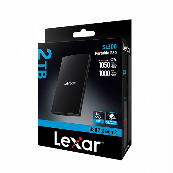 LEXAR SL300 Išorinis SSD su USB-C, 2TB, 2025