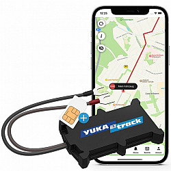 YUKAtrack easyWire GPS Ortung Europaweit inkl. SIM-Karte und Datenflat Black
