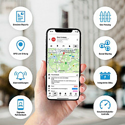 YUKAtrack easyWire GPS Ortung Europaweit inkl. SIM-Karte und Datenflat Black