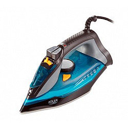 Adler Iron AD 5032 Steam Iron 3000 W Water tank capacity 350 ml Continuous steam 45 g/min Steam boost performance 80 g/min Blue/Grey