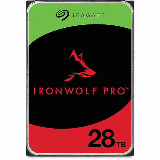 SEAGATE Ironwolf PRO Enterprise NAS HDD 28TB 7200rpm 6Gb/s SATA 256MB cache 8.9cm 3.5inch 24x7 for NAS RAID Rackmount systems BL