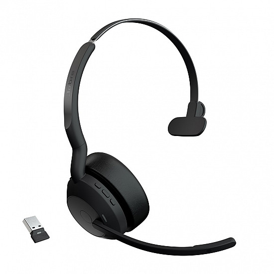 25599-889-999, Wireless, Office call centre, 20 - 20000 Hz, 79 g, Headphones, Black