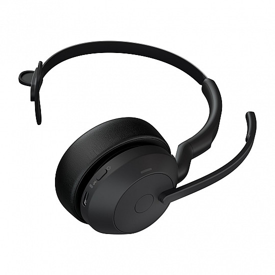 25599-889-989, Wired and wireless, Office call centre, 20 - 20000 Hz, 79 g, Headphones, Black
