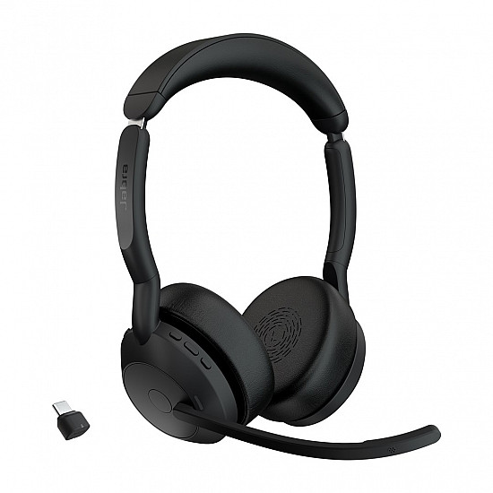 25599-989-899, Wireless, Office call centre, 20 - 20000 Hz, 130 g, Headphones, Black