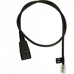 CABLE W/ QD TO RJ10 PLUG CALLMASTER V VI 0.5M/PLX A22