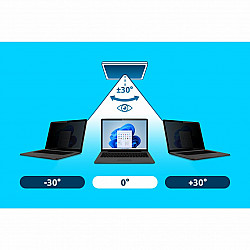 Kensington Privacy Screen Filter for 14 Laptops 16:9 - 2-Way Removable