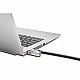 Slim NanoSaver 2.0 laptop lock with two locking latches, key