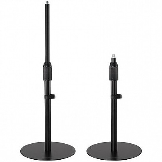 A1010 Telescopic desk stand, ceiling-mounted, black, desk bench, W2000
