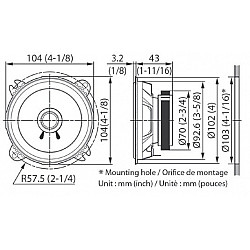 JVC Kenwood KFC-S1056 - STAGE SOUND - Lautsprecher