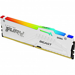 Operatyvinė atmintis Kingston FURY Beast 32GB (2x16GB) DDR5 5600MT/s CL36 White RGB