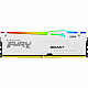 Kingston FURY Beast operatyvinė atmintis su RGB, 5600MT/s CL36 balta 2025