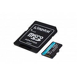 Canvas Go Plus flash memory card (microSDXC to SD adapter included) 512 GB A2 Video Class V30 UHS-I