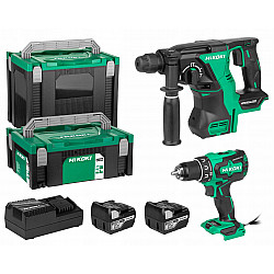 Kit 18V DS18DBS+DH18DBL 2x5Ah batteries