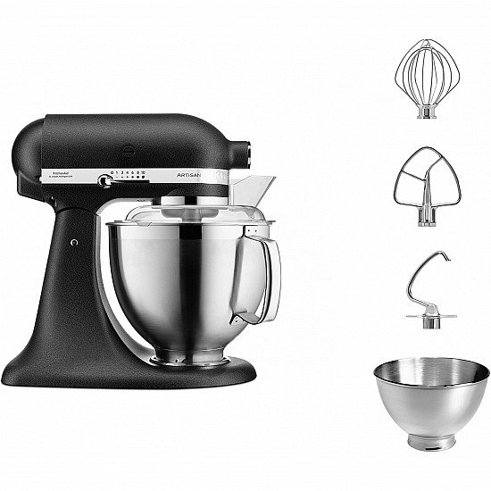 Kitchenaid 5KSM185PSEBK 4,8l Kchenmaschine, Trffel schwarz