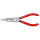 13 01 160, Needle nose pliers, chrome vanadium steel, plastic, red, 160 mm, 112 g