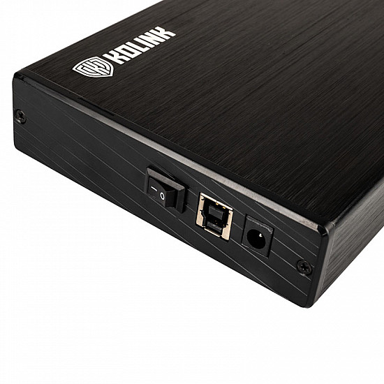 3.5 inch USB 3.0 external case - black
