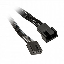 4-pin PWM extension 30 cm - black