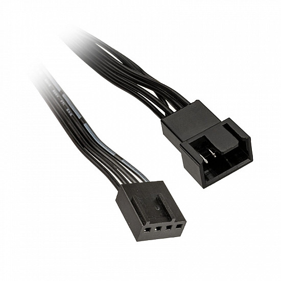 4-pin PWM extension 30 cm - black