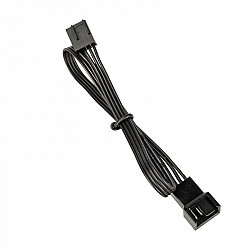 4-pin PWM extension 30 cm - black