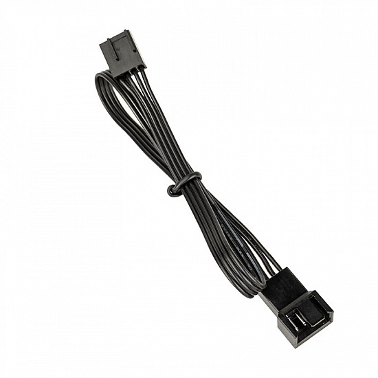 4-pin PWM extension 30 cm - black
