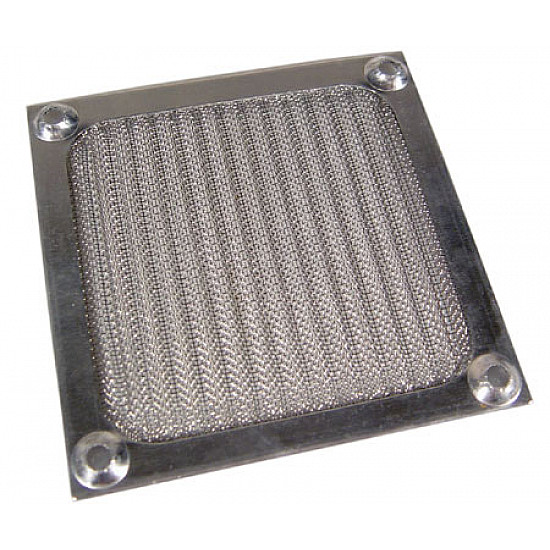 Aluminium Fan filter 120mm - silver