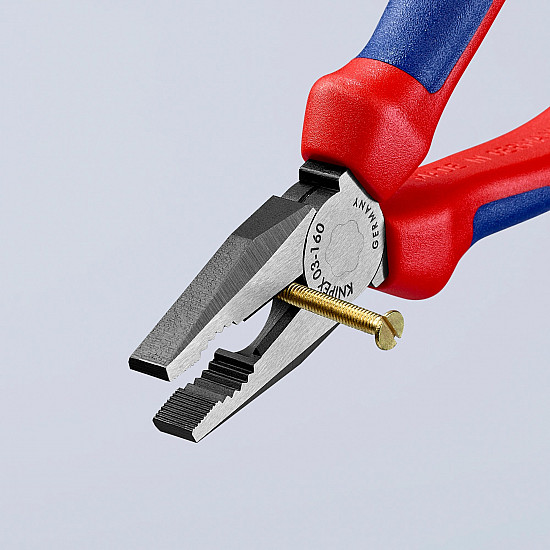 03 02 160 - Pliers - steel - plastic - blue - red - 160 mm - 223 g