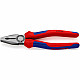 03 02 200 - Pliers - 1.6 cm - steel - vinyl - blue - red - 200 mm