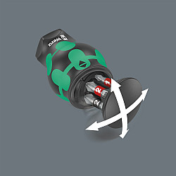 Wera Kraftform Kompakt Stubby Magazin 2 Multi-bit screwdriver Straight screwdriver
