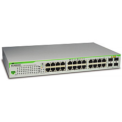 ALLIED 24x10/100/1000BaseT WebSmart Switch mit 4 unbestueckten SFP Slots