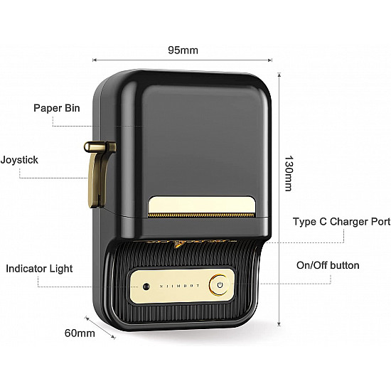 Drukarka Etykiet Niimbot B21 S czarny