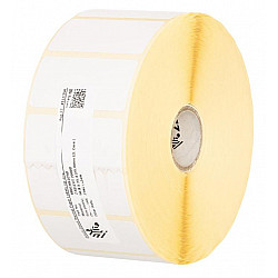 Zebra Z-Select 2000D - Papier - permanenter Klebstoff - perforiert - 57.2 x 31.8 mm 25200 Etikett(en) (12 Rolle(n)