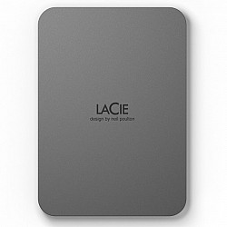 Išorinis HDD LACIE Mobile Drive Secure 4TB USB-C USB 3.2 Space Gray