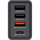 Verbatim Netzteil - 30 Watt - 5 A - PD 3.0, QC 3.0 - 4 Ausgabeanschlussstellen (24 pin USB-C, 3 x USB Typ A)