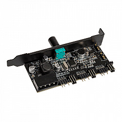 CFP30 Fan and RGB LED controller for PCI slot - black