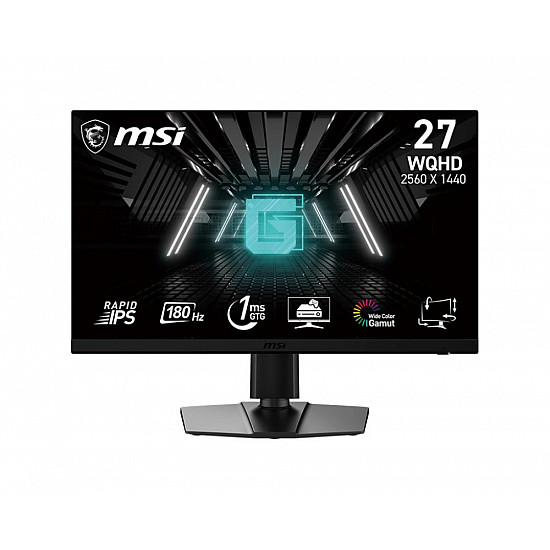 LCD Monitor MSI G272QPF E2 27 Gaming Panel IPS 2560x1440 16:9 180Hz 1 ms Swivel Pivot Height adjustable Tilt G272QPFE2