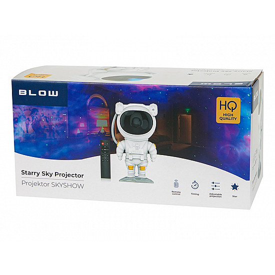 BLOW LAMPKA NOCNA PROJEKTOR GWIAZD ASTRONAUTA SKYSHOW
