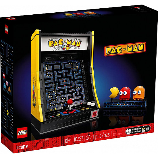 10323 Icons PAC-MAN Spielautomat, Konstruktionsspielzeug
